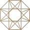 Ekena Millwork Guardian Wood Fretwork Pierced Ceiling Medallion, Hickory, 28"OD x 10 7/8"ID x 3/8"T CMWP28X28X0375GDHI - alternate 4